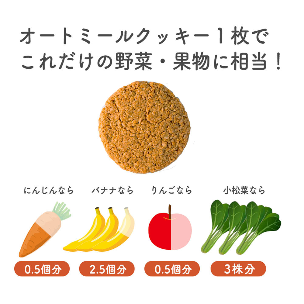 ギフトBOX入り/ 有機オートミールクッキー (4種類) 16枚